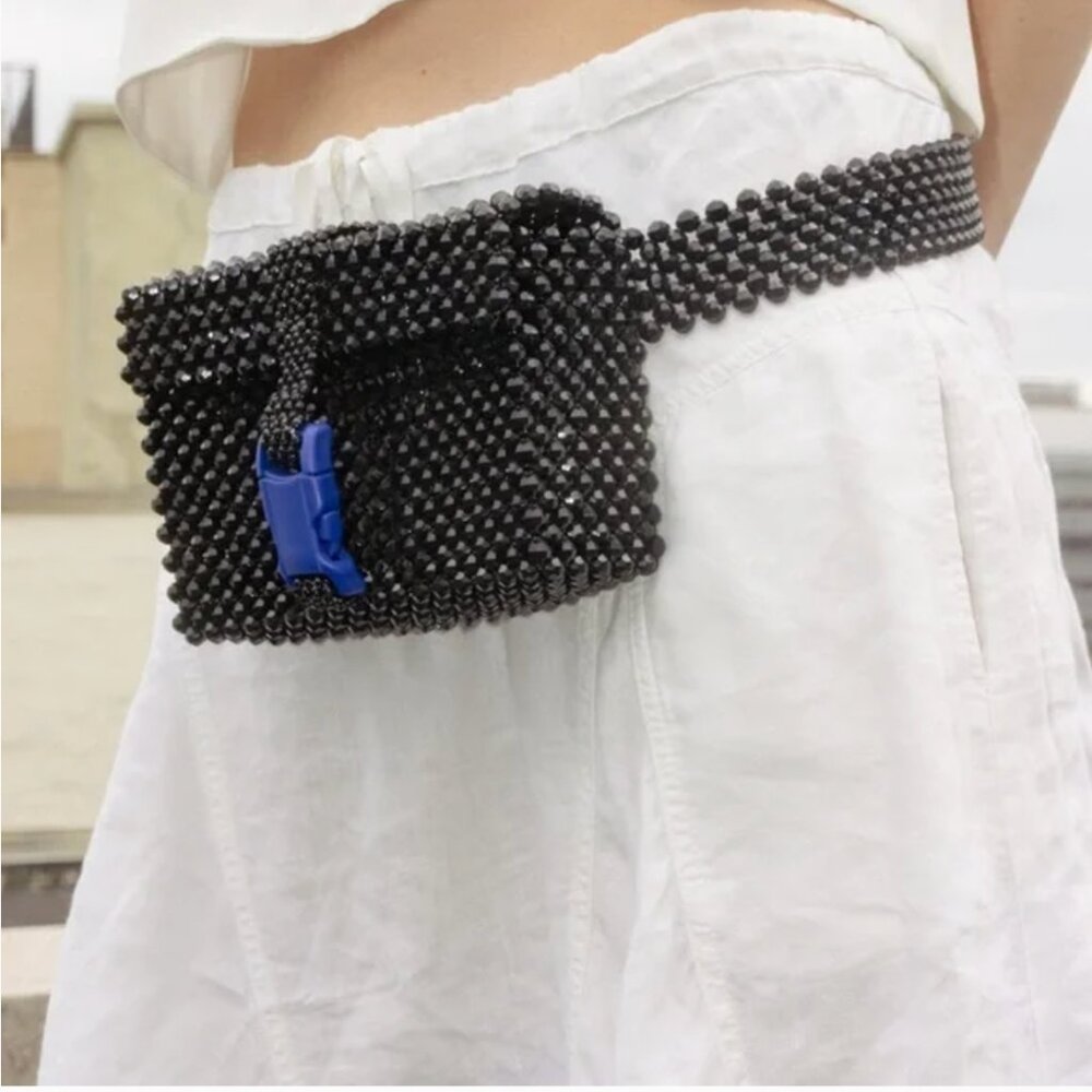 Susan Alexandra Beaded Go waist bag